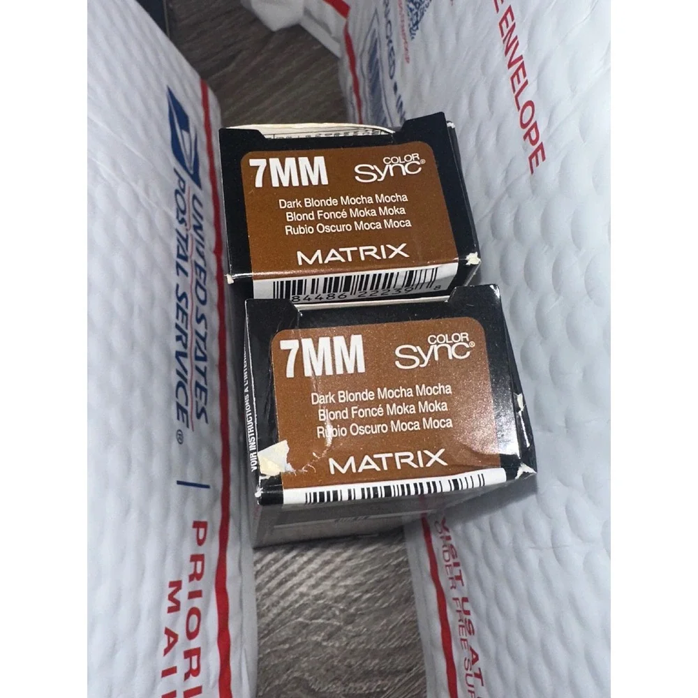 Matrix Color Sync 7MM Dark Blonde Mocha Mocha Demi-Permanent Hair Color Lot of 2